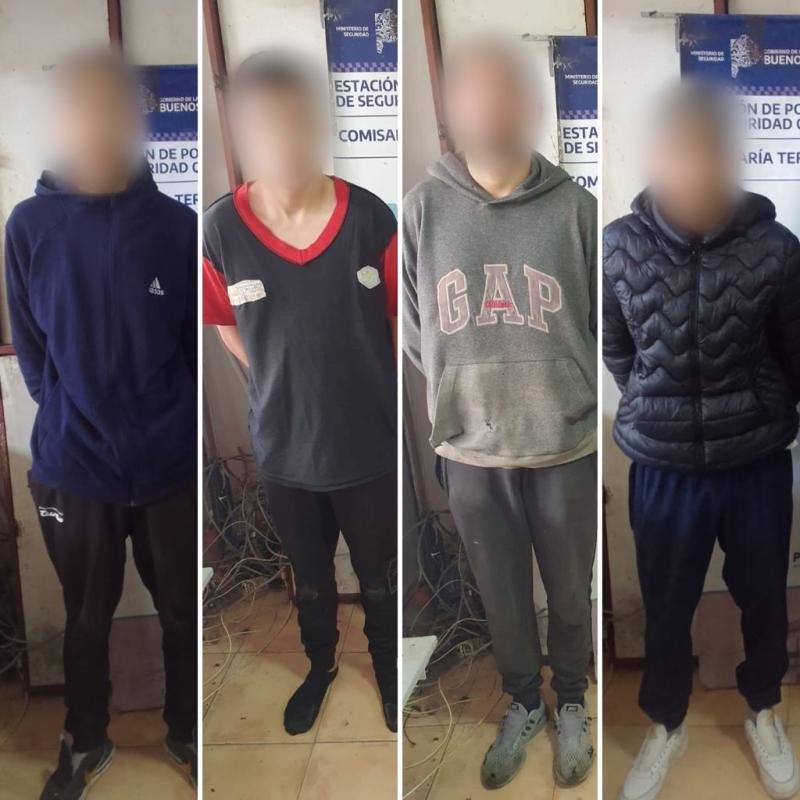 Detuvieron a los autores de una entradera en el barrio La Colonia