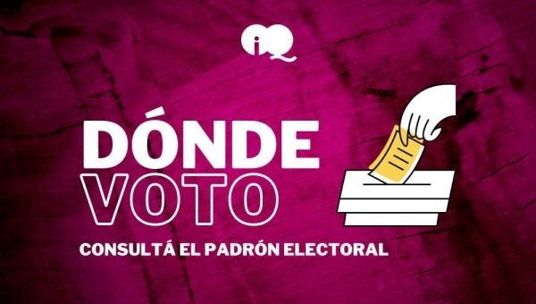 DÓNDE VOTO: Consultá el padrón electoral para las PASO del 13 de Agosto
