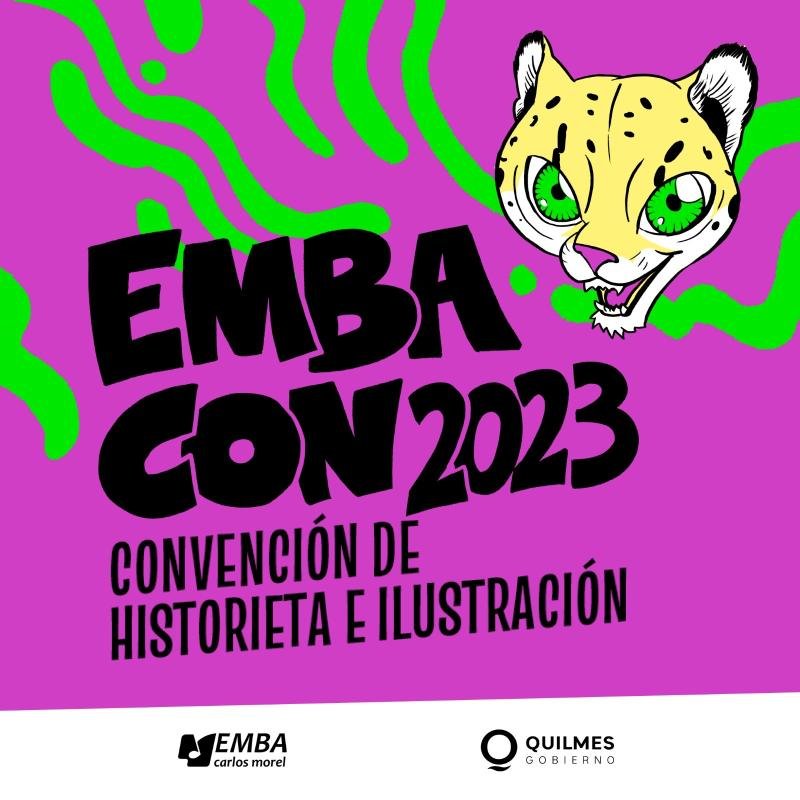 Se viene la “EMBA CON 2023”, una convención de historietas e ilustración