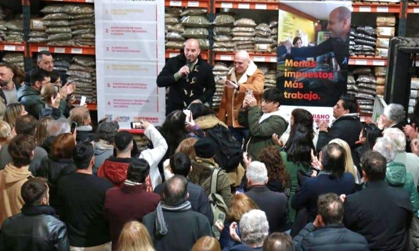 Martiniano Molina anunció sus compromisos de "Comercio Local y Empleo"