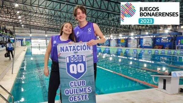 Dos nadadores del Club Quilmes Oeste clasificaron a las finales de los Juegos Bonaerenses