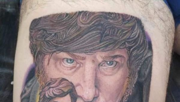Quilmeño se tatuó a Javier Milei