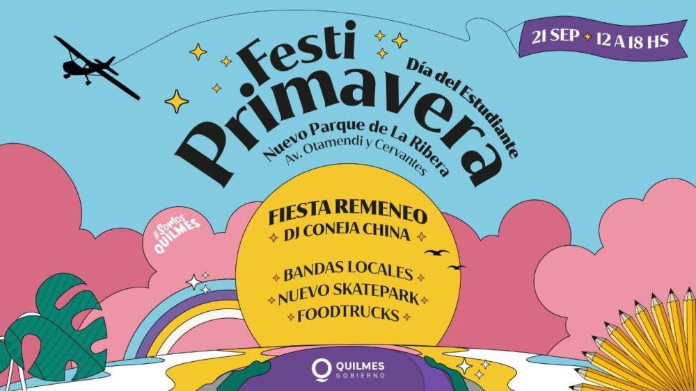 Se viene la "Festi Primavera" para celebrar el Día del Estudiante