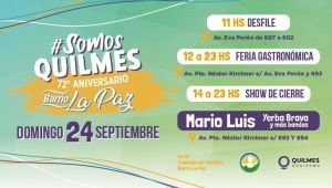 Shows de Yerba Brava y Mario Luis en el 72° Aniversario del Barrio La Paz