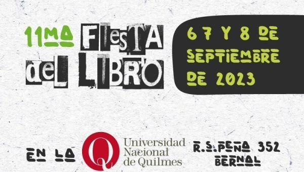 Llega a Quilmes la 11° edición de la "Fiesta del Libro"