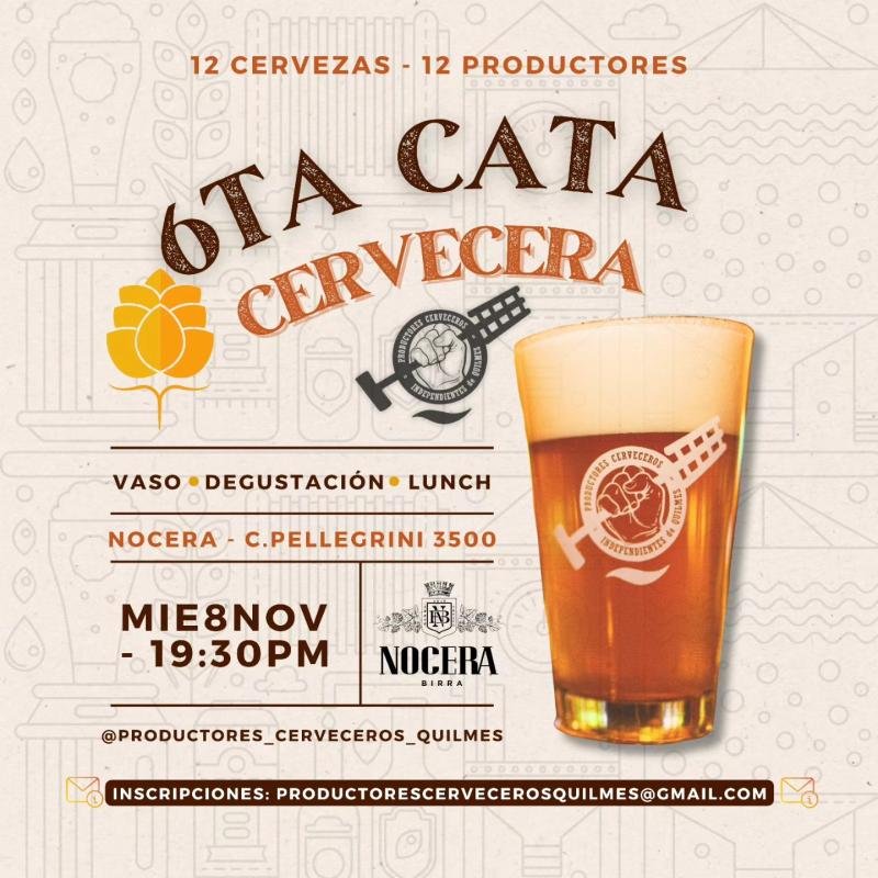Quilmes se prepara para la "6ta Cata Cervecera" de productores locales