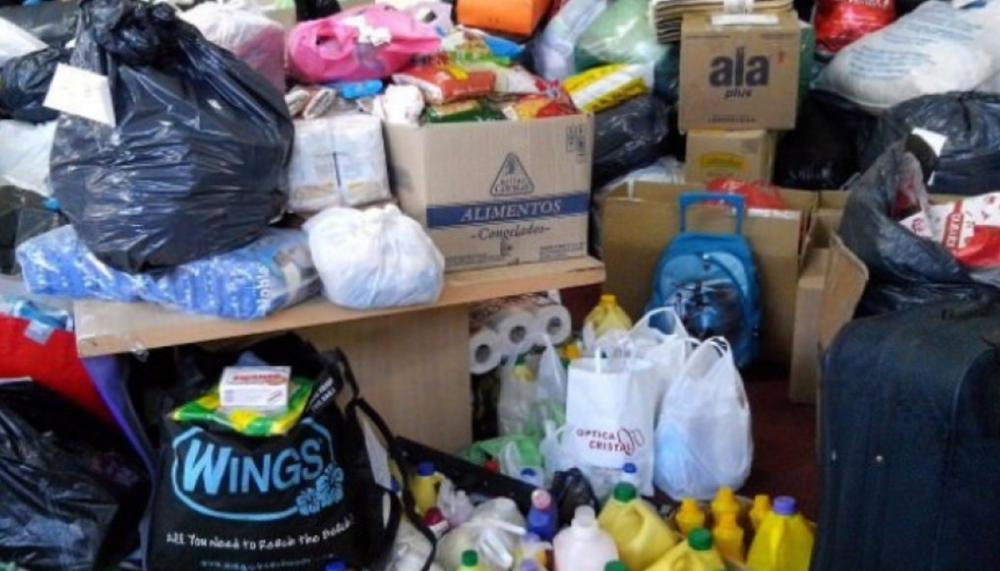 “El Cervecero” y “Los Mates” reciben donaciones para los afectados por el temporal