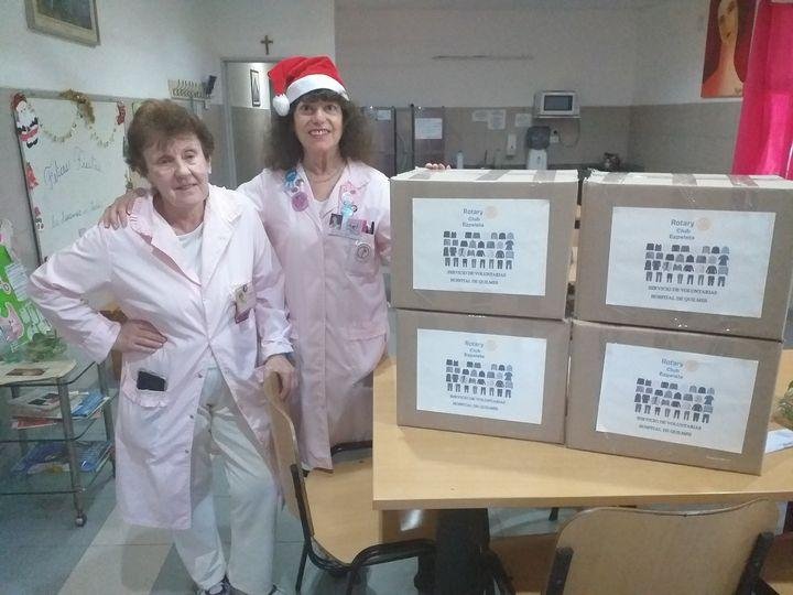 El Rotary de Ezpeleta ayuda a los afectados por el temporal