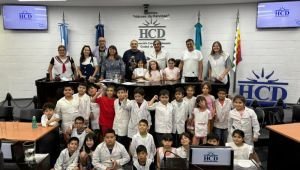 Alumnos de la EP N° 41 cerraron el ciclo 2023 de "Estudiantes al HCD"