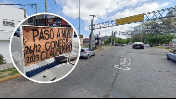 Cierre temporal de la barrera de Conesa por obras ferroviarias