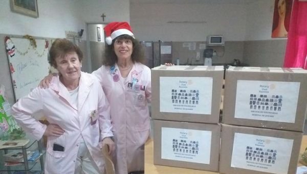 El Rotary de Ezpeleta ayuda a los afectados por el temporal