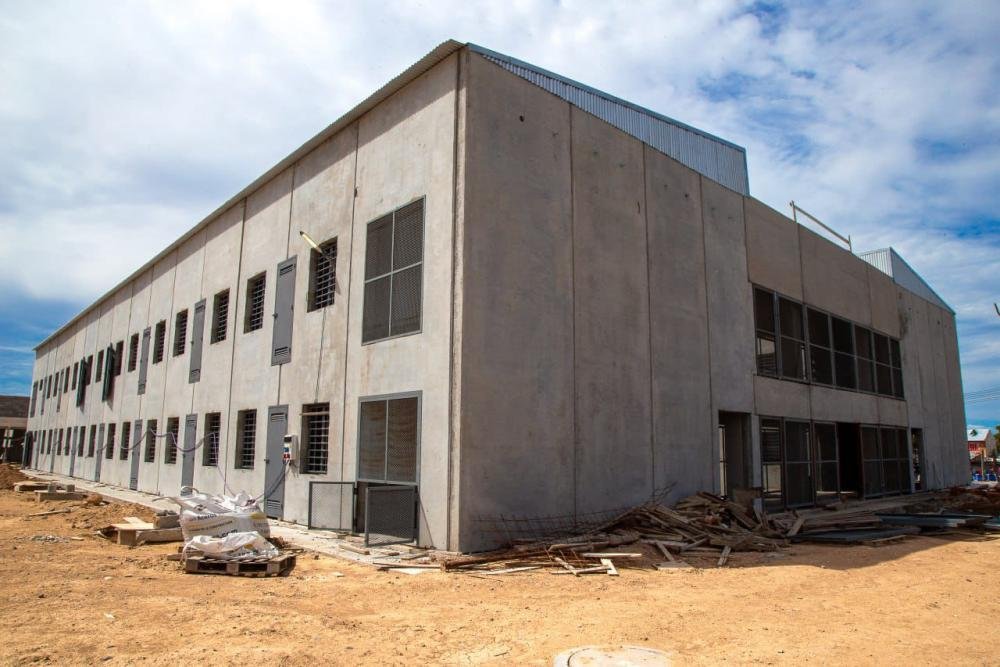 Sigue avanzando la construcción de la Alcaidía