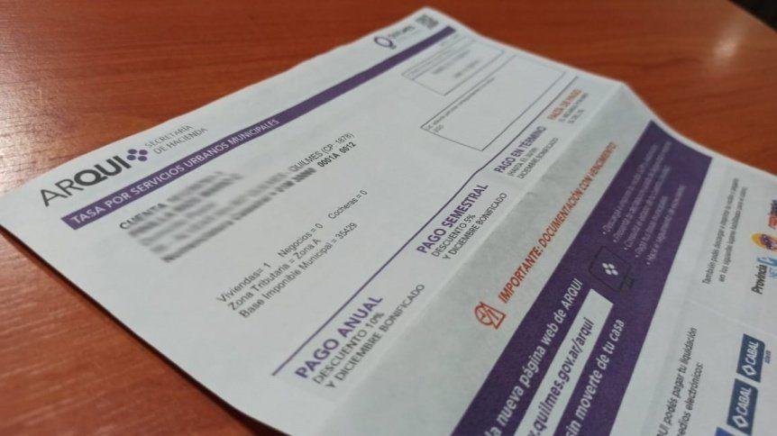 Extienden el plazo para abonar anualmente la Tasa SUM con descuento