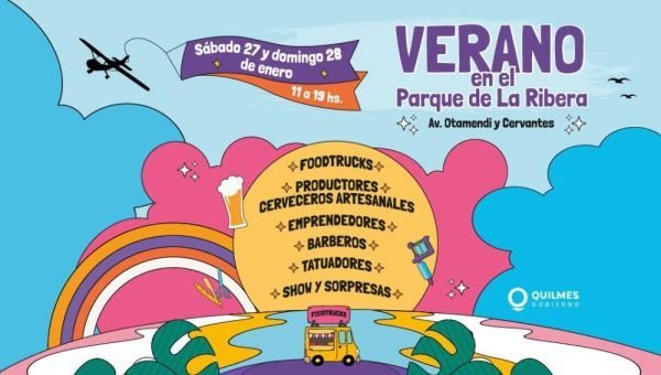 Verano en el Parque de La Ribera: Foodtrucks, shows y actividades para toda la familia