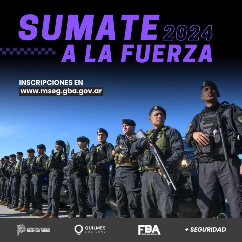 Abierta la inscripción para ser Policía o manejar el Patrullero