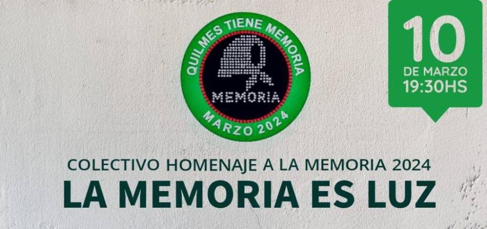 El colectivo "Homenaje a la Memoria" realiza un encuentro en Quilmes