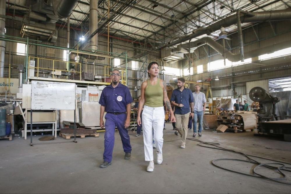 Mayra Mendoza recorrió la Cooperativa 1° de Agosto