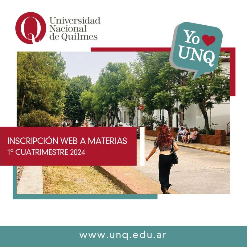 La UNQ habilita la inscripción online a materias
