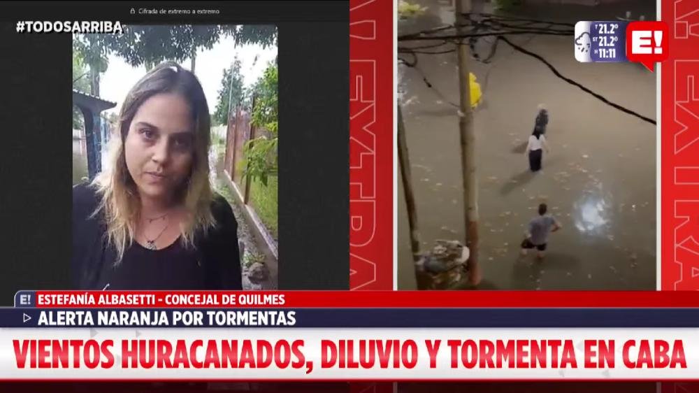 Estefanía Albasetti sobre las inundaciones: "No fue un desastre natural, fue una lluvia"