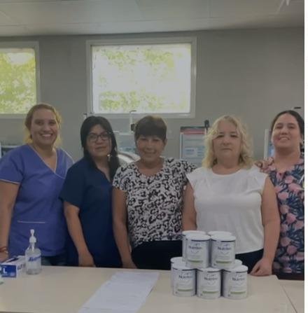 La Cooperadora del Hospital Iriarte entregó leche de fórmula maternizada para neonatología