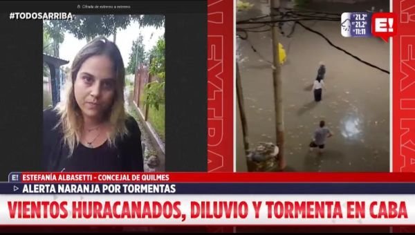 Estefanía Albasetti sobre las inundaciones: "No fue un desastre natural, fue una lluvia"