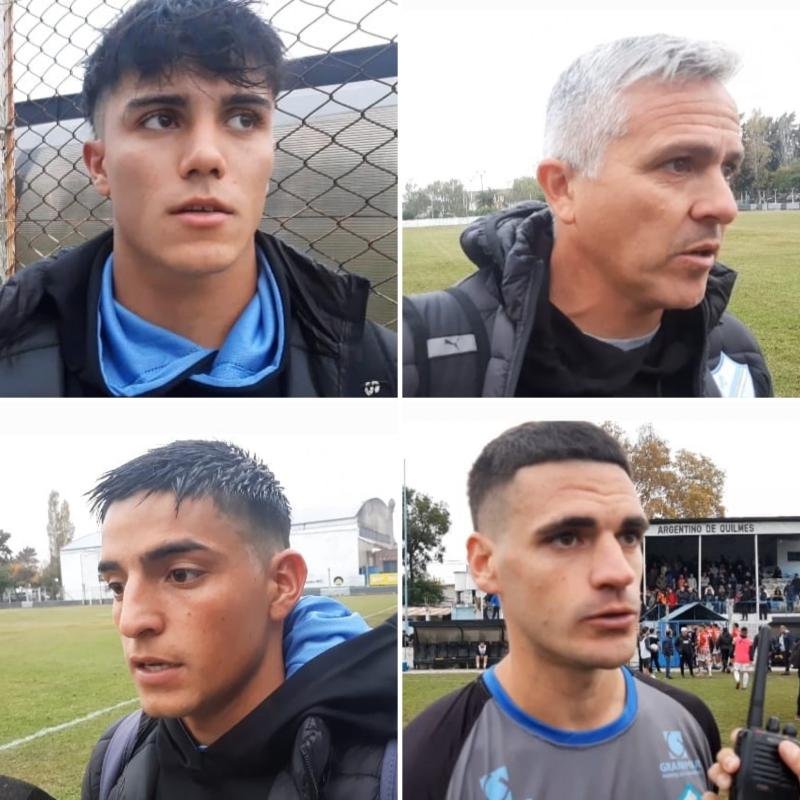 Pinto, López, Martínez y Tello analizaron la igualdad contra Dock Sud