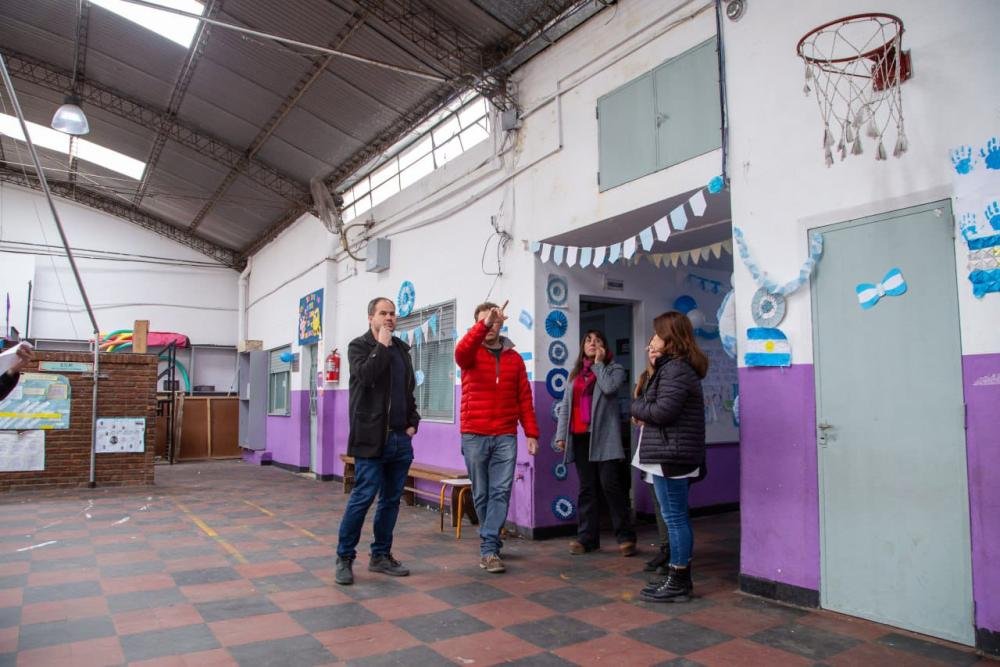 El Municipio concretó obras de infraestructura en distintas escuelas del distrito