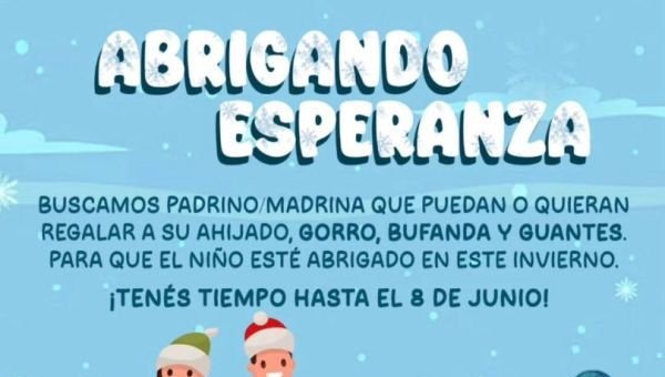 Comedor de La Ribera lanza campaña para apadrinar niños y obsequiarles ropa de abrigo