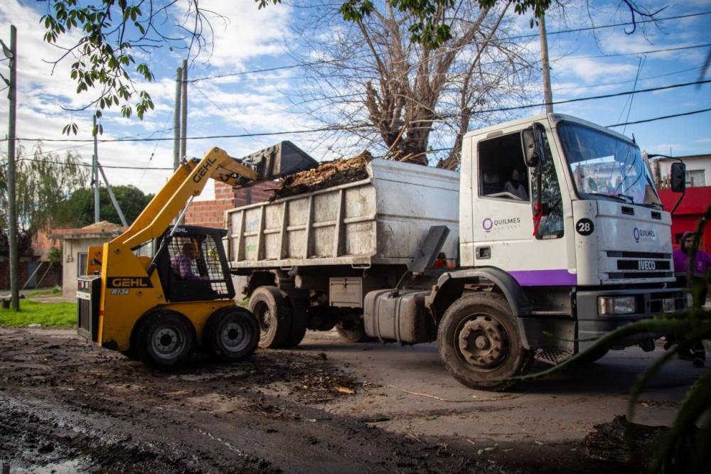 Nuevo operativo de limpieza en la zona oeste del distrito