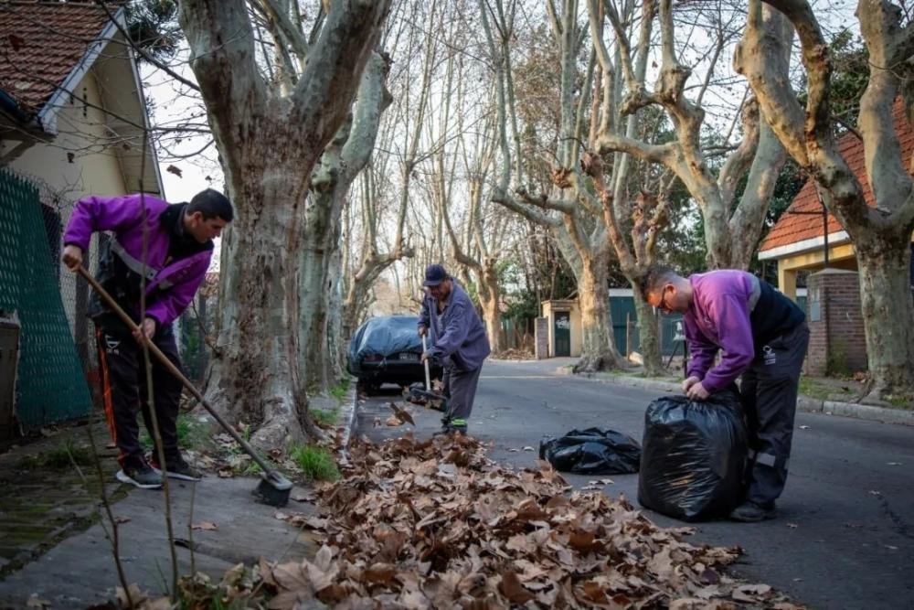 Operativos de limpieza y desmalezado en La Ribera y Villa Argentina