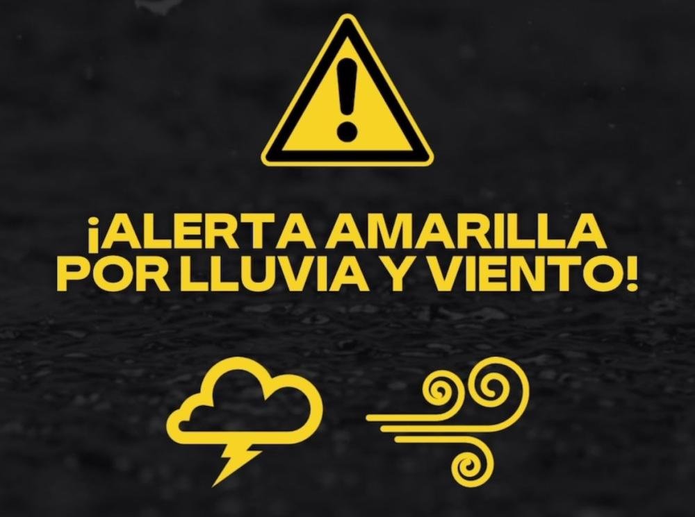 ¿Se viene el cielo abajo? Doble alerta amarilla por tormentas y viento en la región