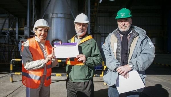 Entregaron certificado de aptitud ambiental a empresa local