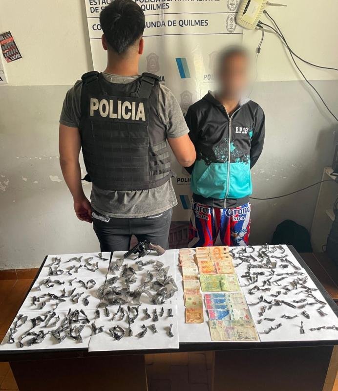 Un detenido por comercialización de estupefacientes en Villa Itatí