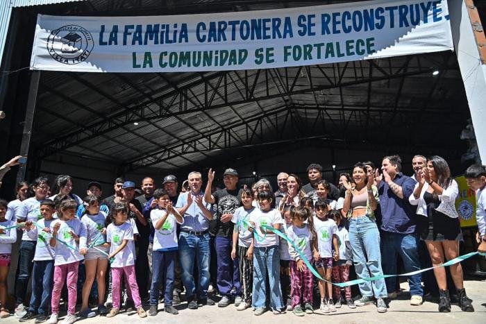 Volvió a funcionar la Cooperativa de Cartoneros de Villa Itatí