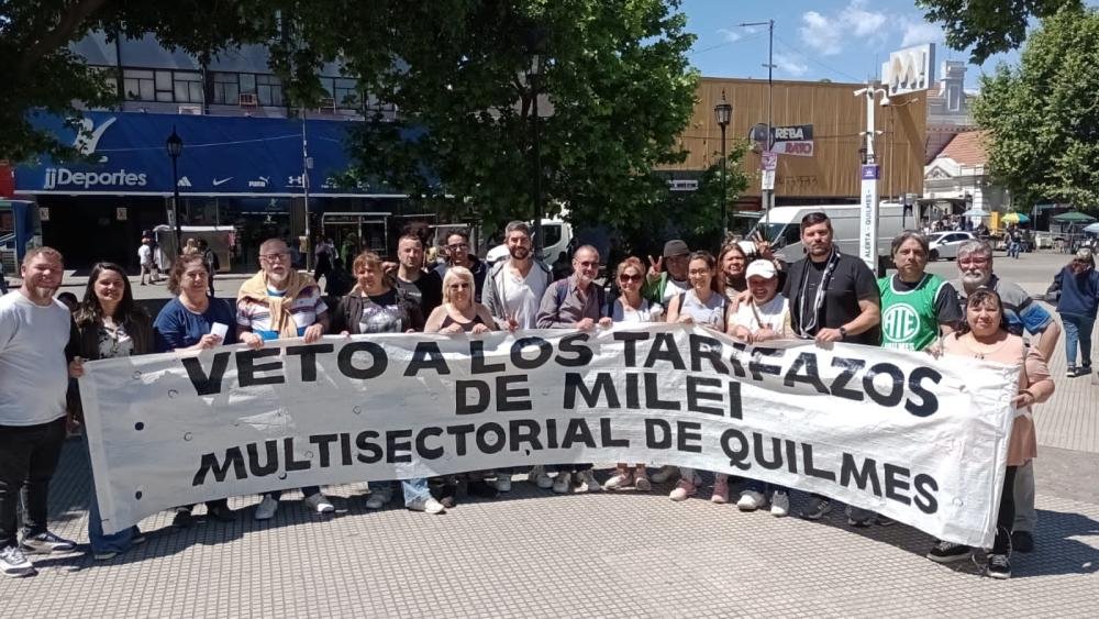 Convocan a una marcha contra los tarifazos de Milei