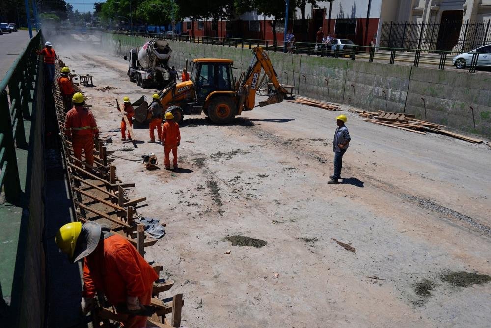 Avanzan las obras viales en la Ruta Provincial N° 49 (Pasco)