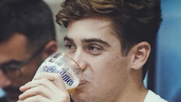 Franco Colapinto, local en San Pablo de la mano de Cerveza Quilmes