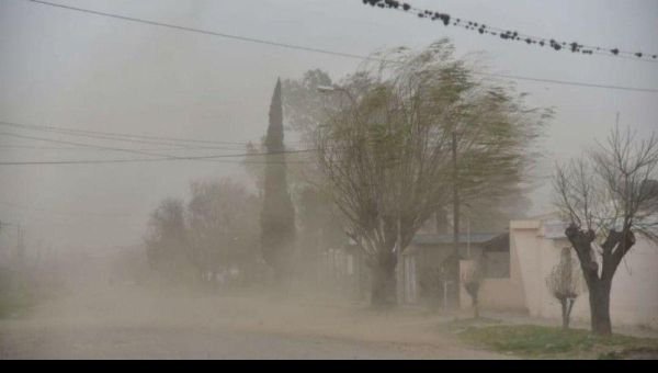 Alerta amarilla por fuertes vientos