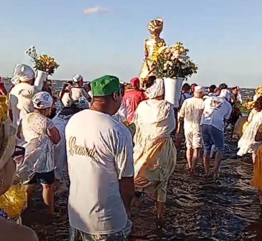 Umbandistas celebraron a "Oxum" en La Ribera de Quilmes