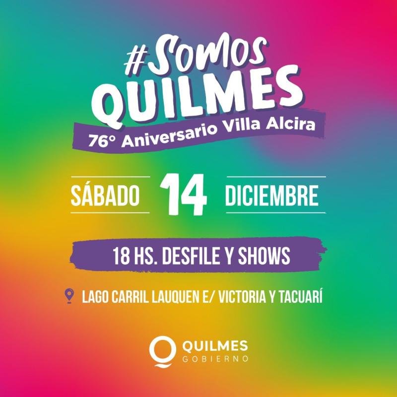 Villa Alcira celebra este sábado su 76° aniversario