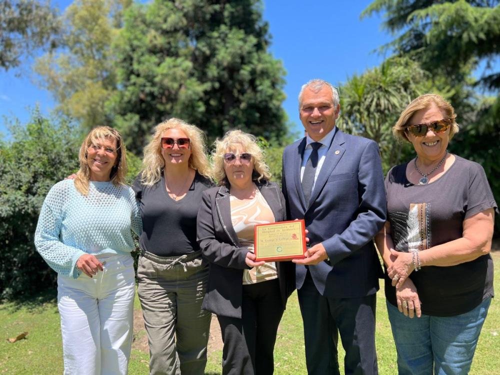 La Cooperadora del Hospital de Quilmes reconoció al St George's College por su generosidad