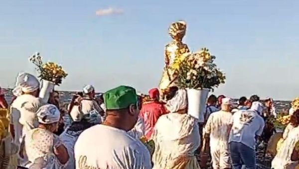 Umbandistas celebraron a "Oxum" en La Ribera de Quilmes