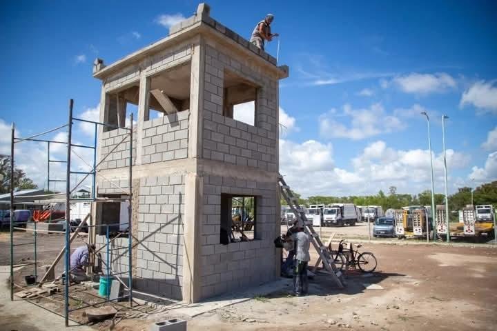 Continúan trabajando en la construcción de la nueva planta de Hormigón Municipal