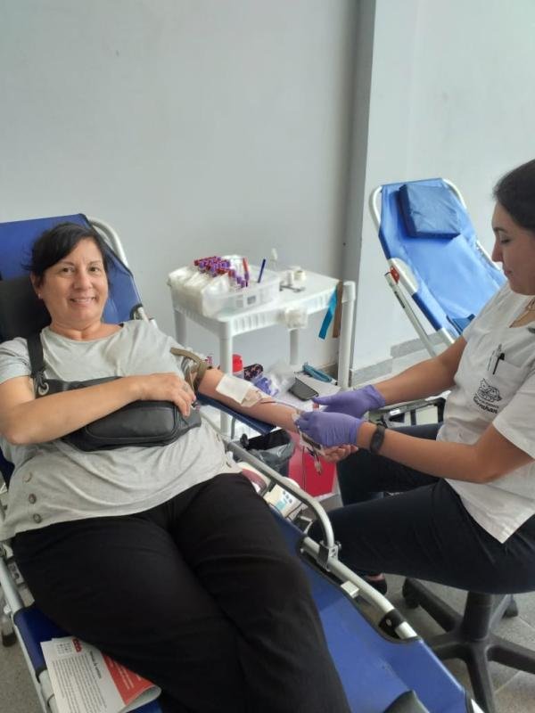 Exitosa jornada solidaria de donación de sangre en Ezpeleta