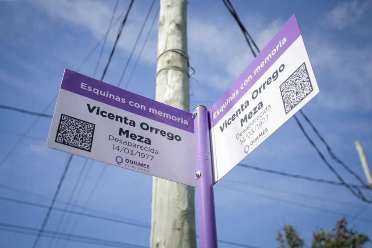 Homenajearon a Vicenta Orrego, quilmeña asesinada durante la Dictadura
