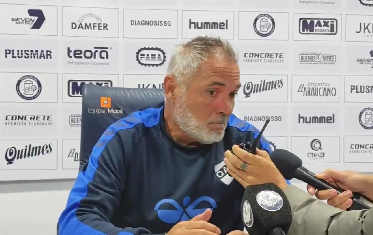 Sergio Rondina: “No tuvimos rebeldía ni claridad para encontrar el empate”