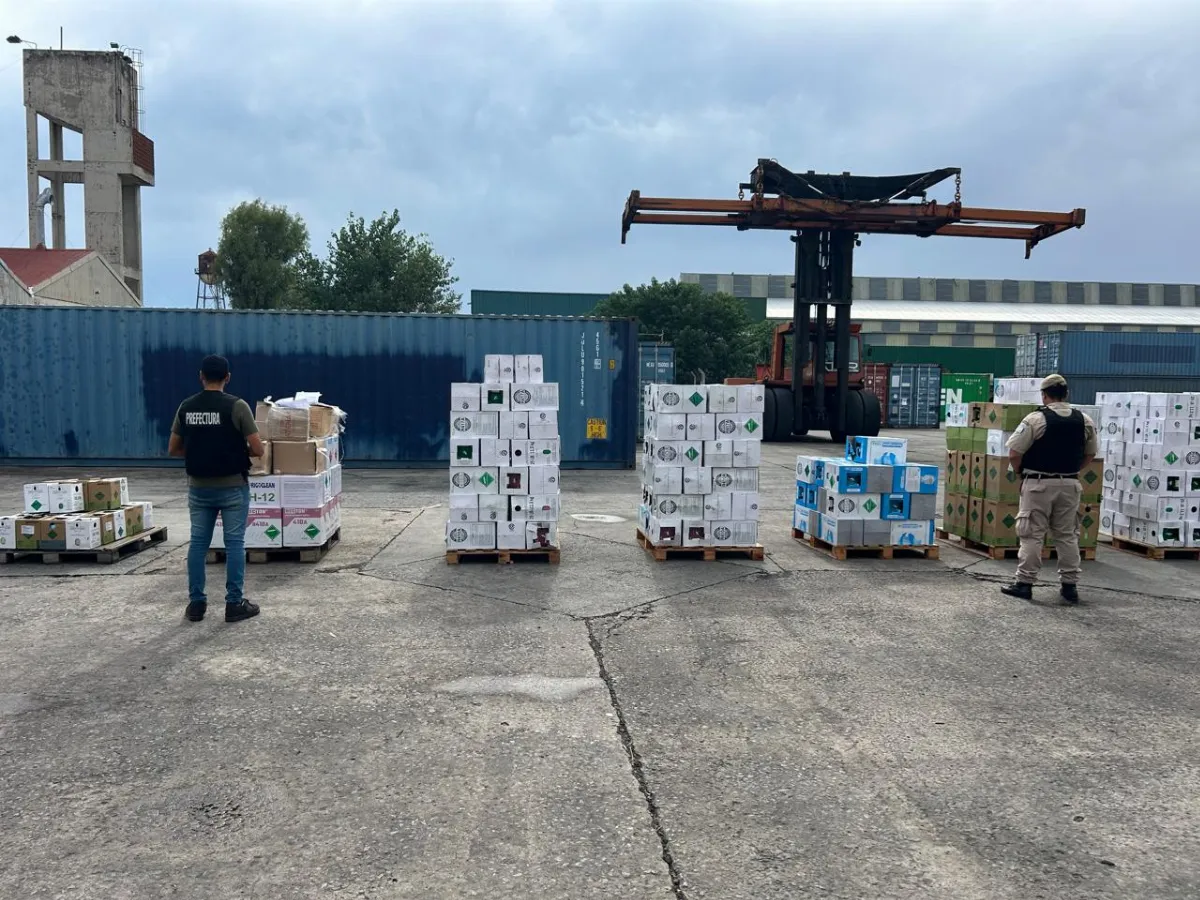 Prefectura secuestró mercadería ilegal por más de 278.000.000 de pesos