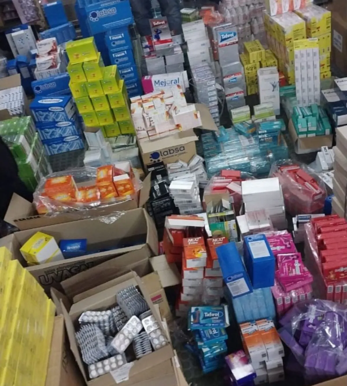 Prefectura desarticuló un depósito clandestino de medicamentos de venta ilegal