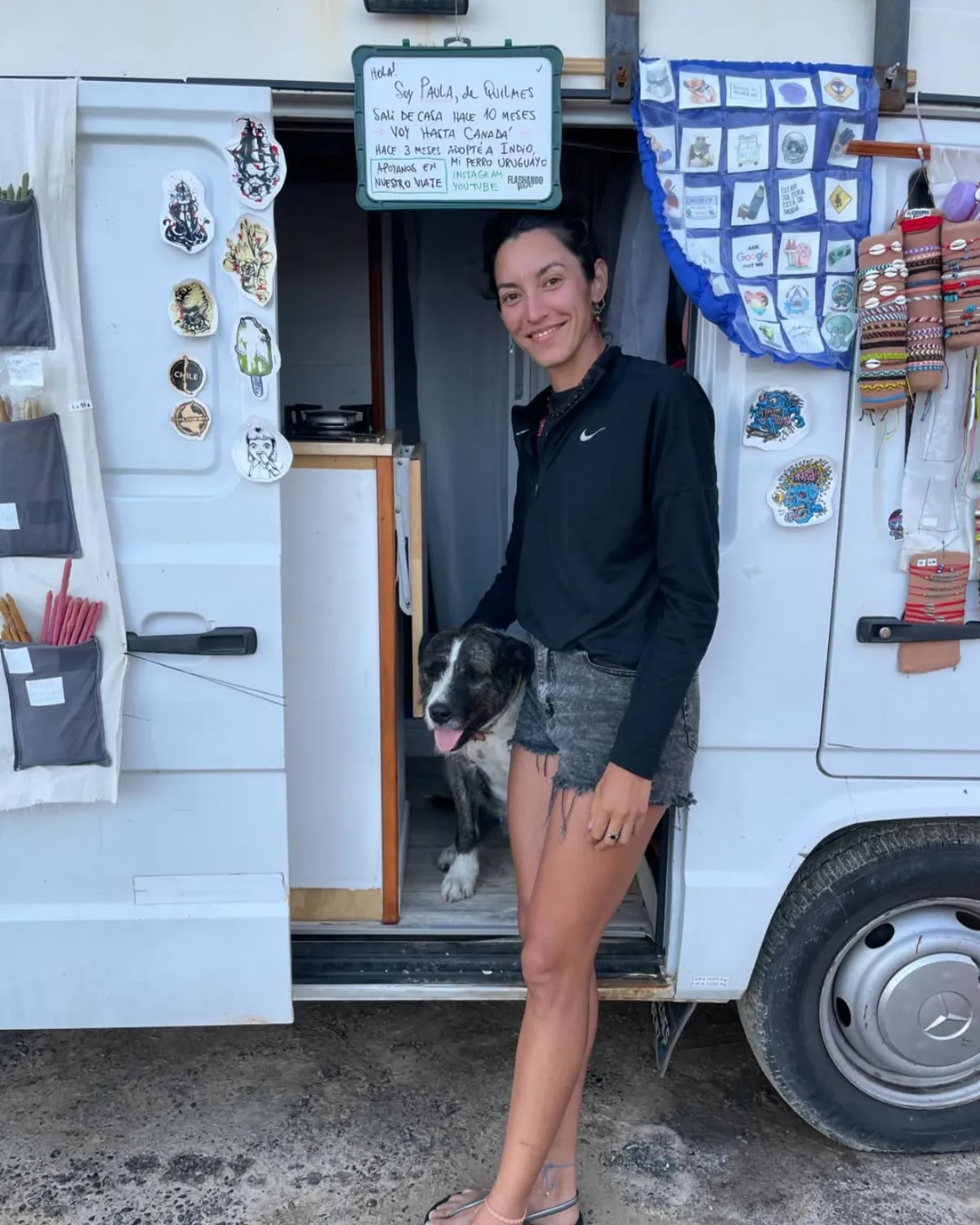 De Quilmes al mundo: Dejó todo para viajar en motorhome rumbo a Canadá