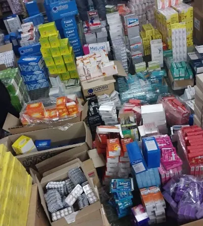 Prefectura desarticuló un depósito clandestino de medicamentos de venta ilegal